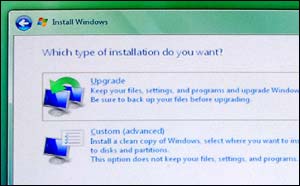 C Windows XP  Windows Vista